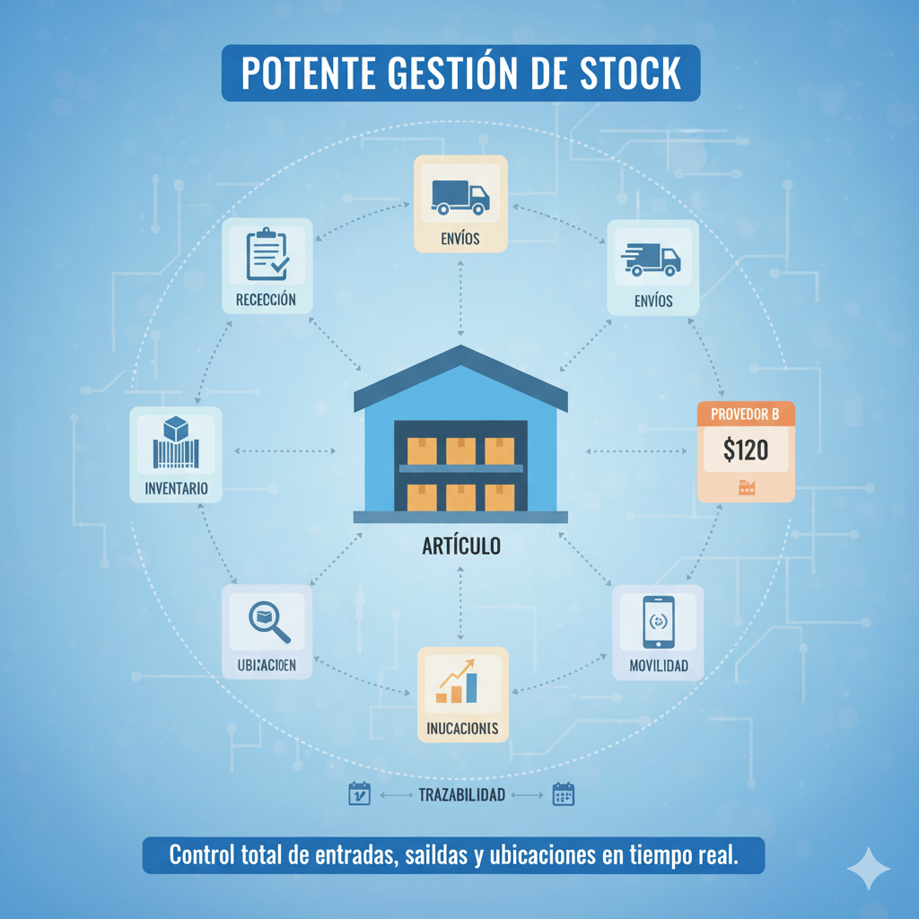 Gestión de almacén y trazabilidad GestFuturo PYMES