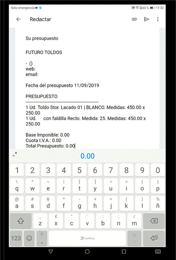 Fotos, Documentación y Tablet Comercial.